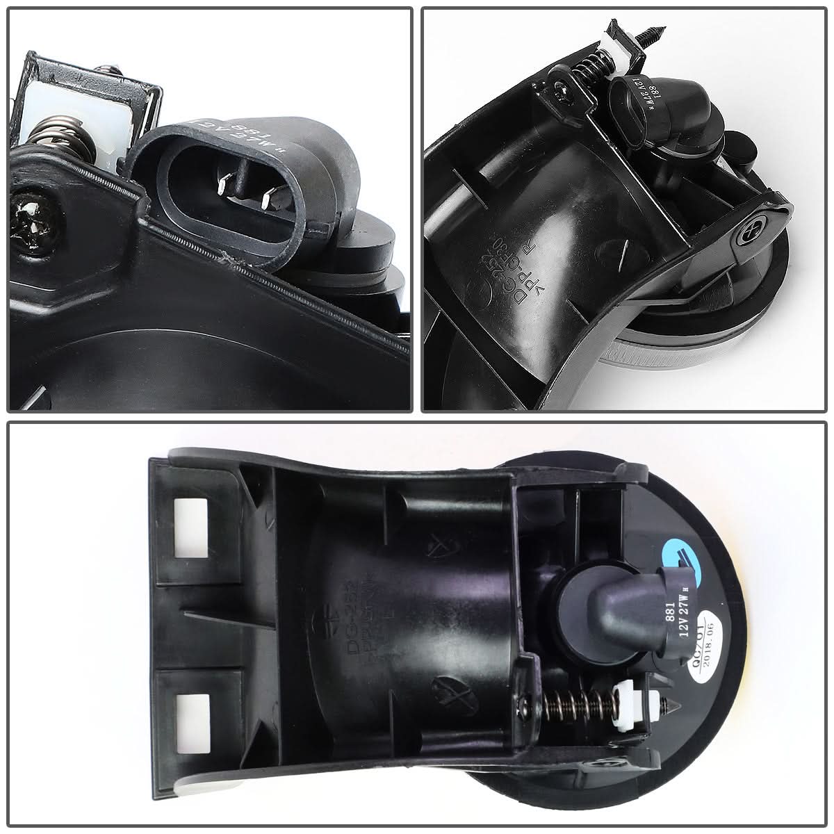 94-98 Dodge Ram 1500 2500 3500 Fog Lights Chrome Clear - Image 6