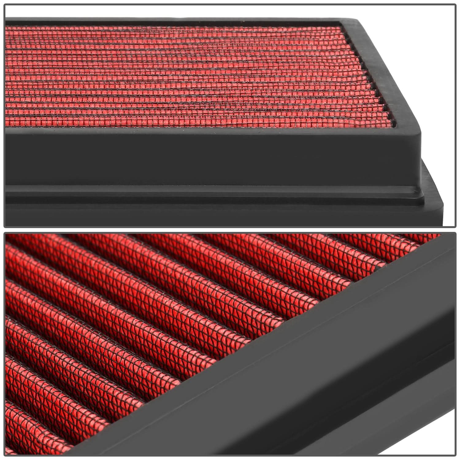 96-01 Jeep Cherokee Engine Air Filter - Red - Image 4