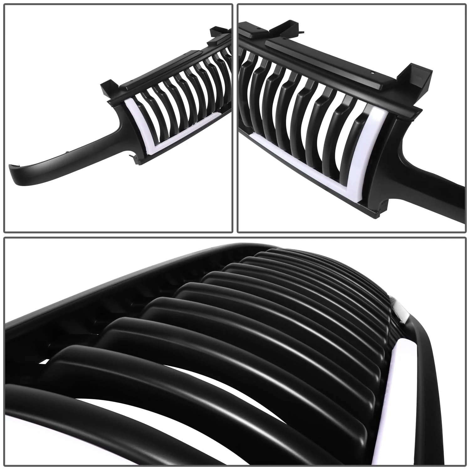 99-02 Chevy Silverado / 00-06 Suburban Tahoe Vertical Fence LED DRL Grille - Image 6