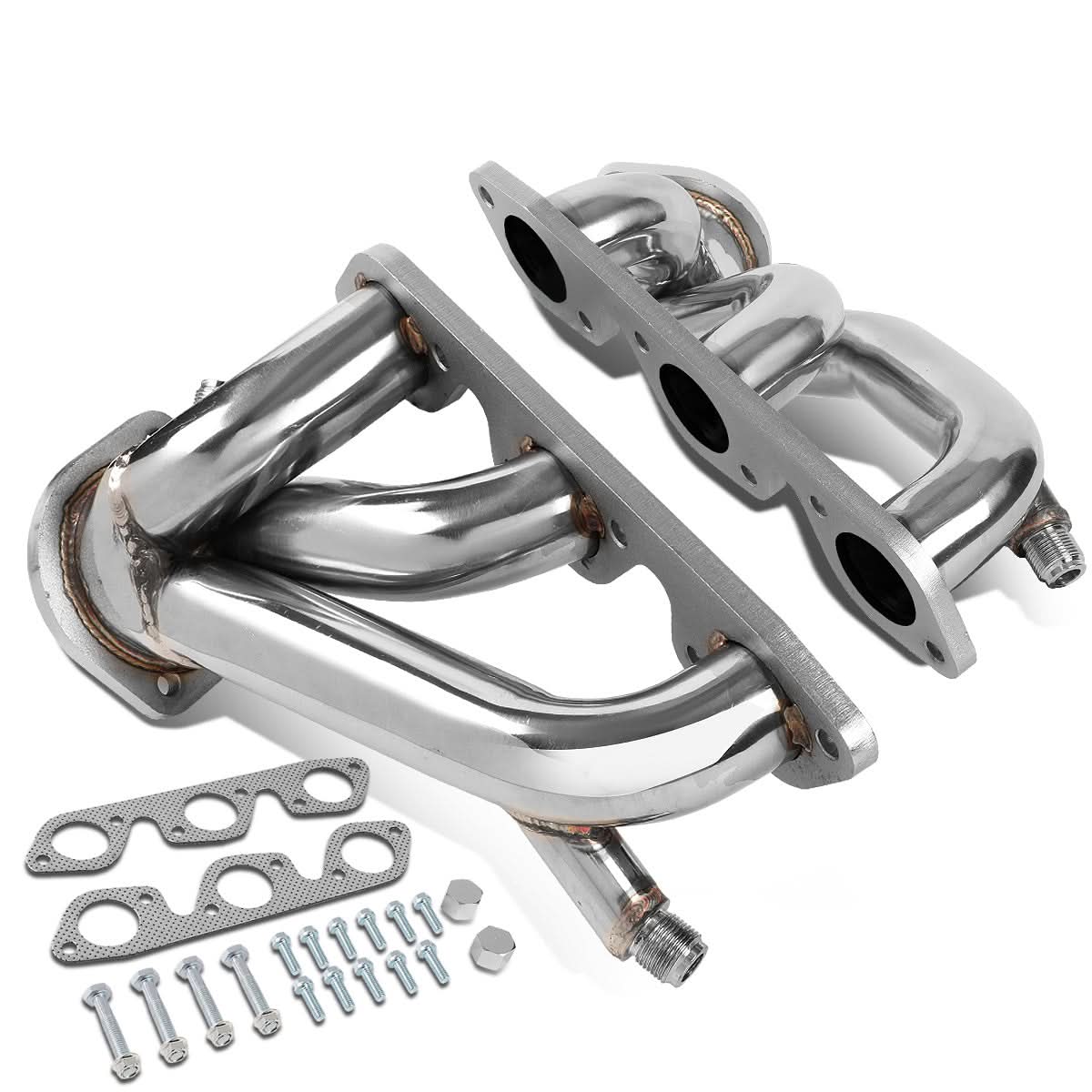 99-04 Ford Mustang 3.7L Shorty Header Stainless Steel - Image 3