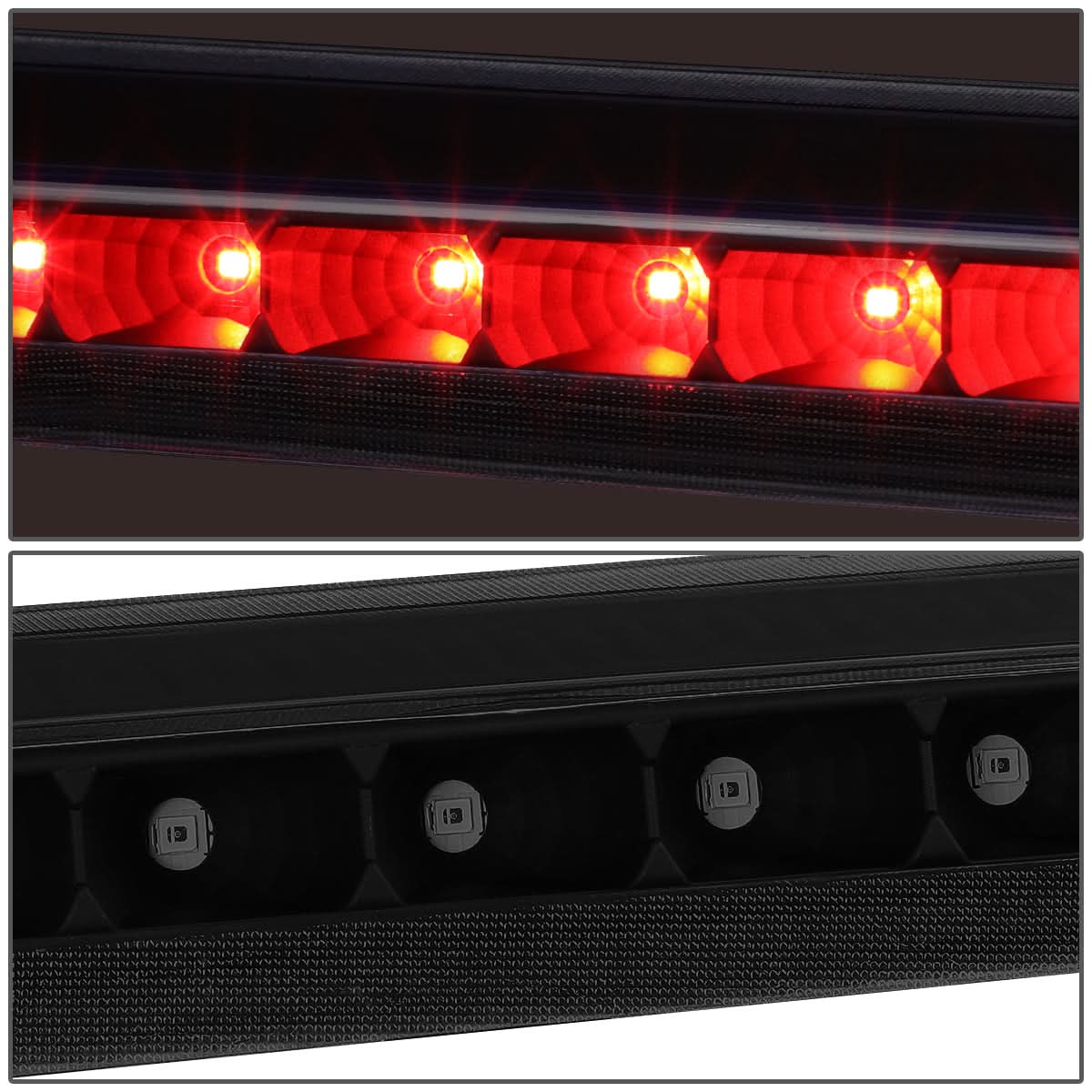 99-04 Ford Mustang 3rd Brake Light LED Black Smoke - Image 3