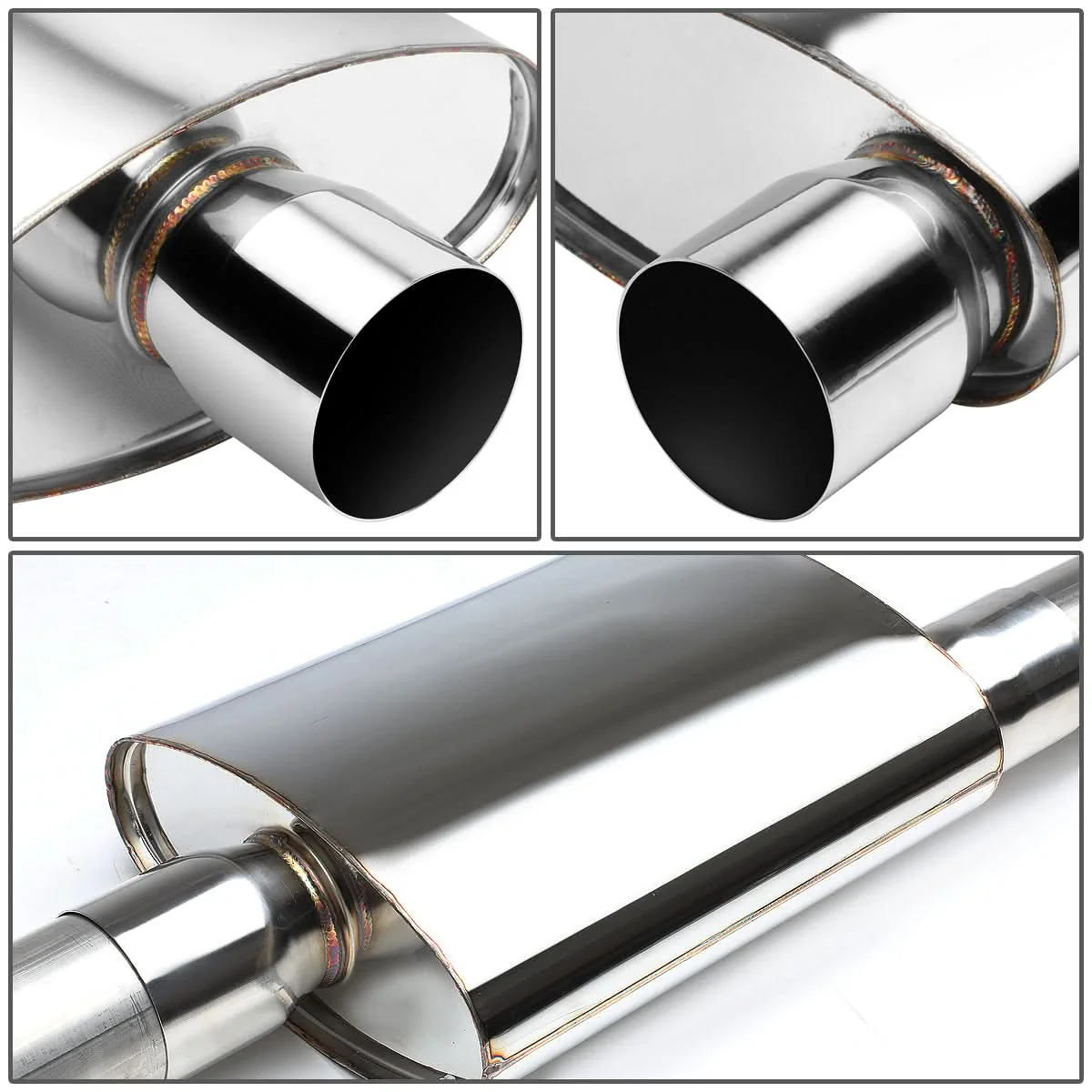 99-06 Chevrolet Silverado GMC Sierra 1500 Catback Exhaust Stainless Steel - Image 5