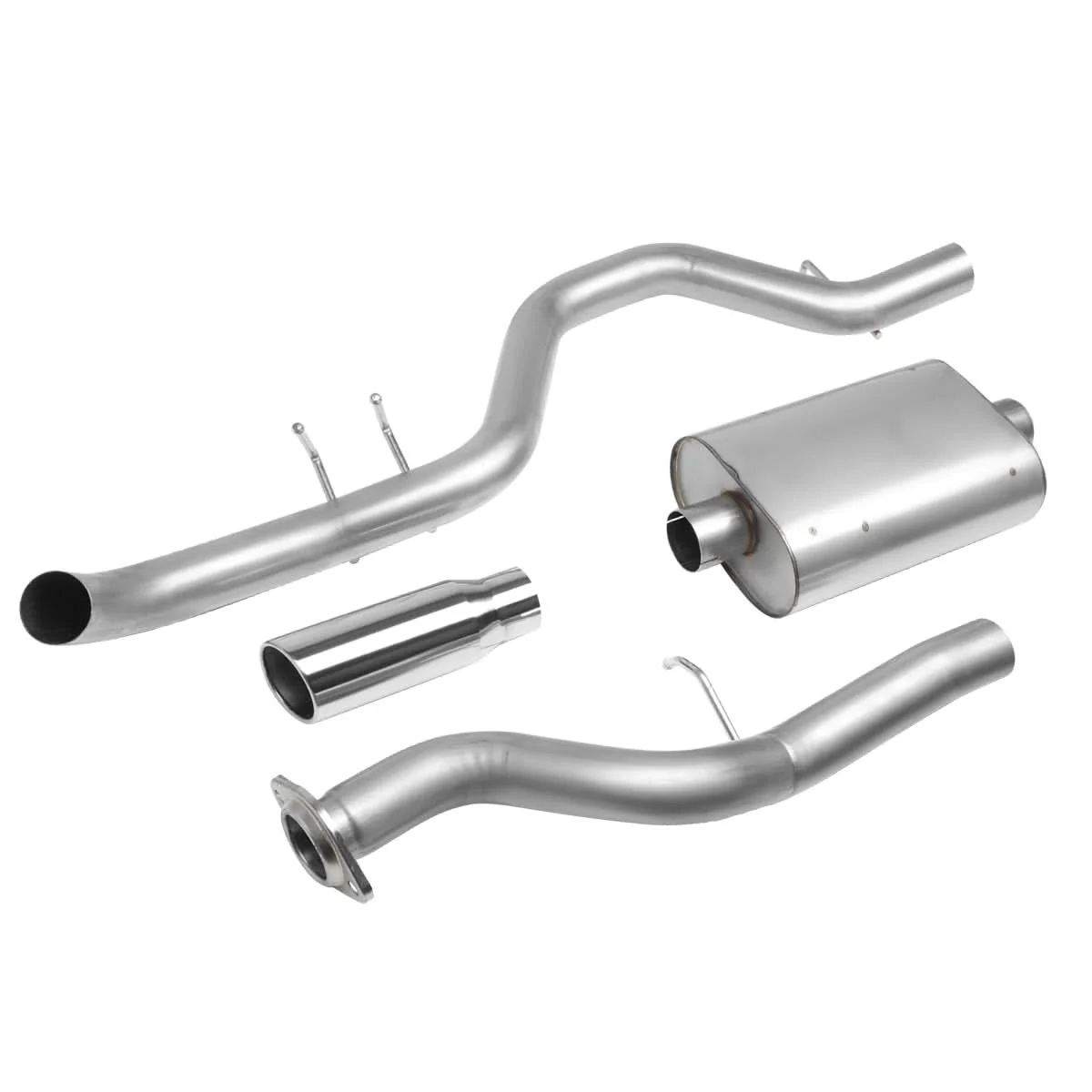 99-07 Chevrolet Silverado/GMC Sierra Catback Exhaust Stainless Steel - Image 6
