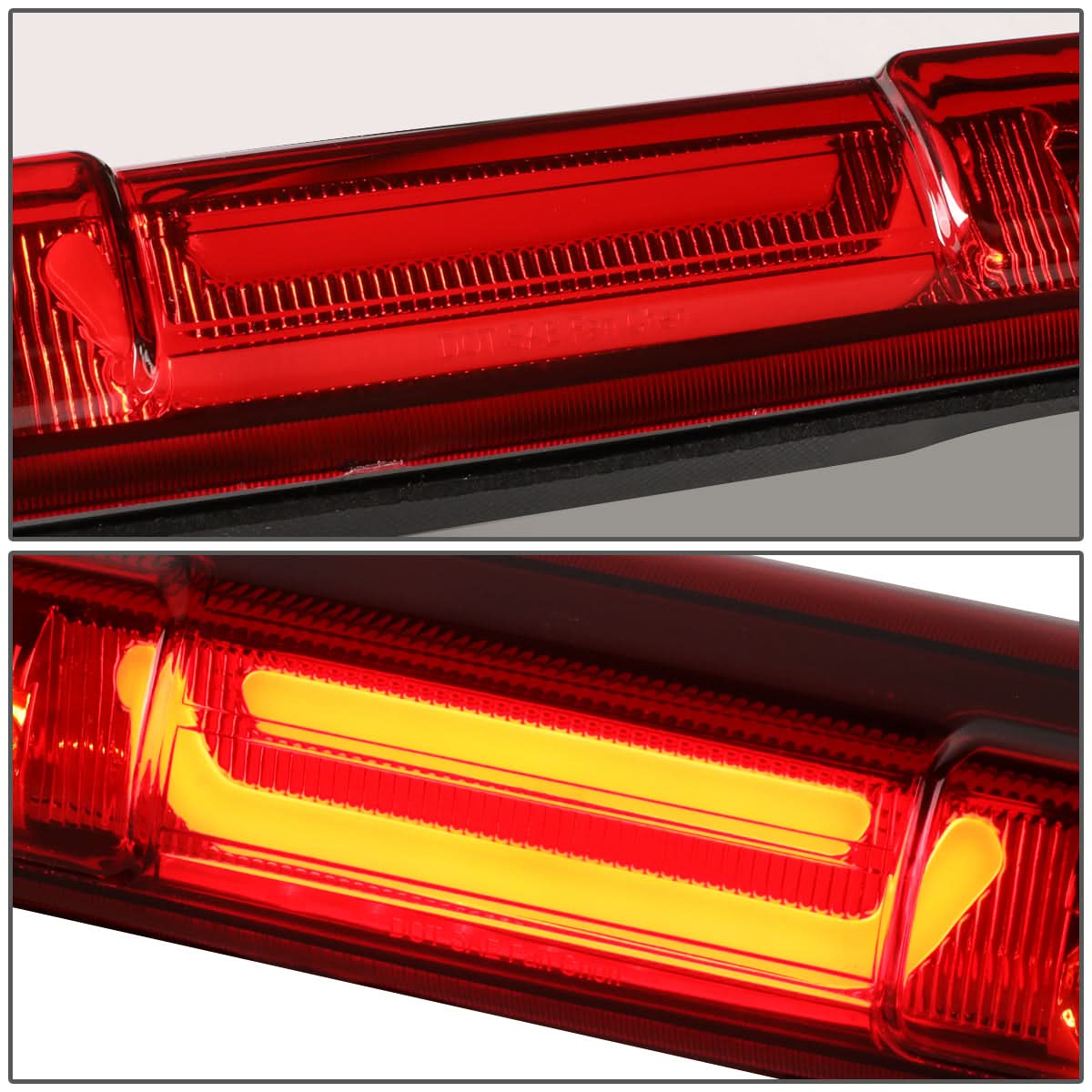 99-07 Chevy Silverado GMC Sierra 3D LED Third Brake Light Red - Image 3