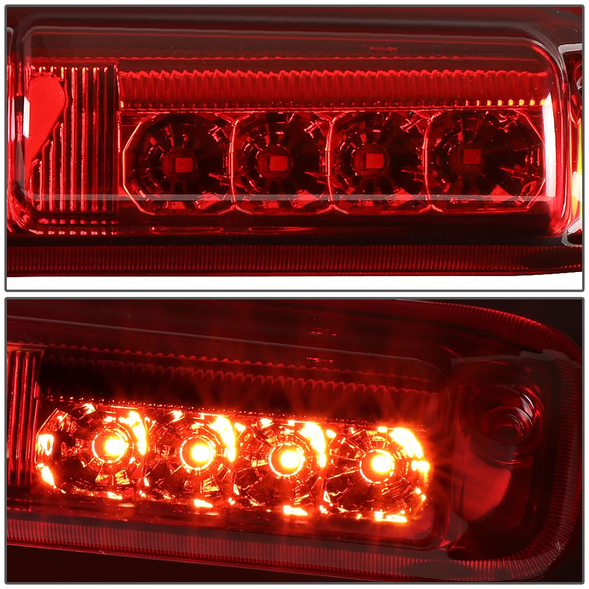 99-07 Chevy Silverado GMC Sierra 3D LED Third Brake Light Red - Image 4