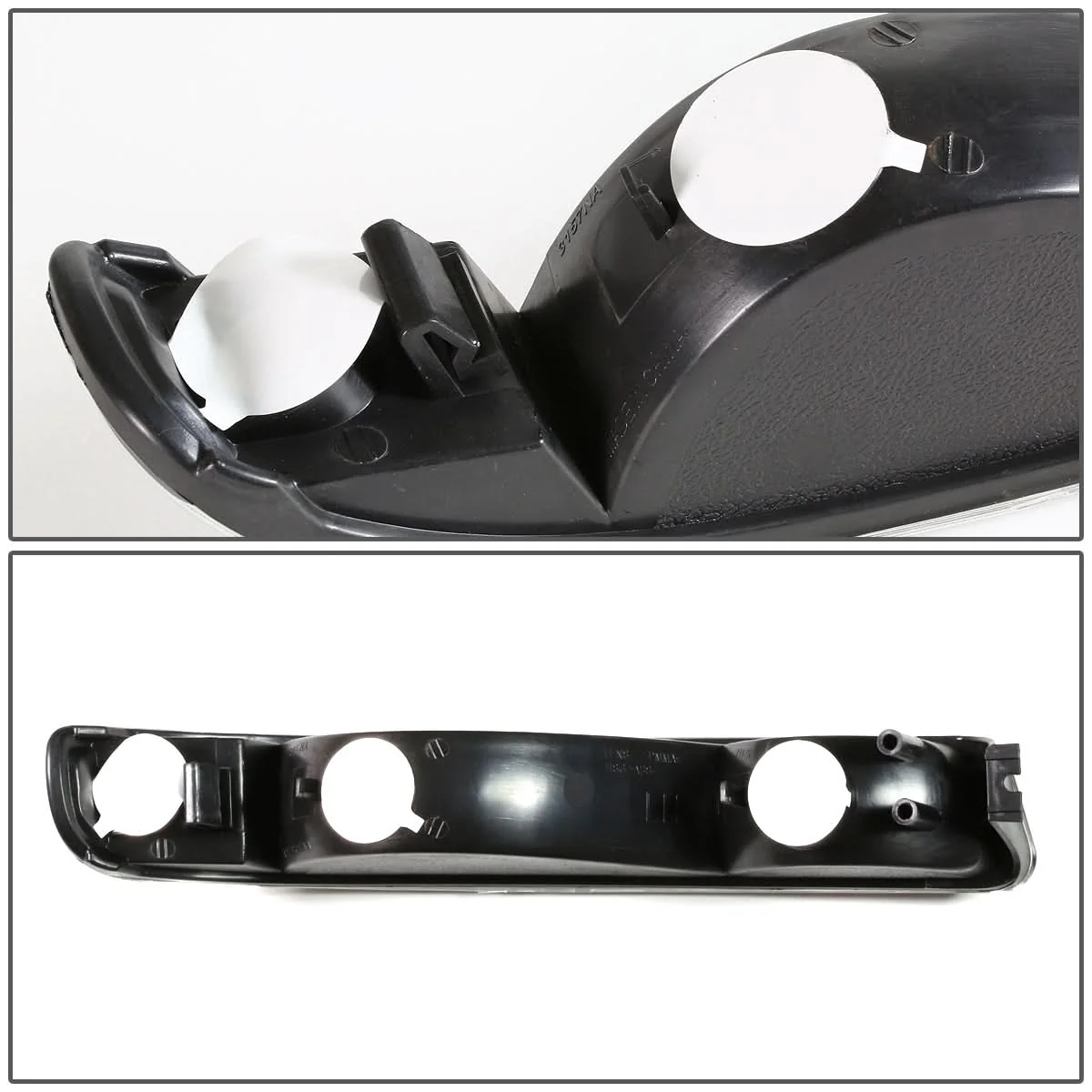 99-07 GMC Sierra Yukon Black Amber Corner Bumper Lights 2PC - Image 4