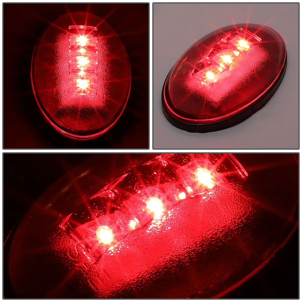 99-10 Ford F-250SD F-350SD F-450SD Dually Fender Lights 4pc Smoke - Image 4