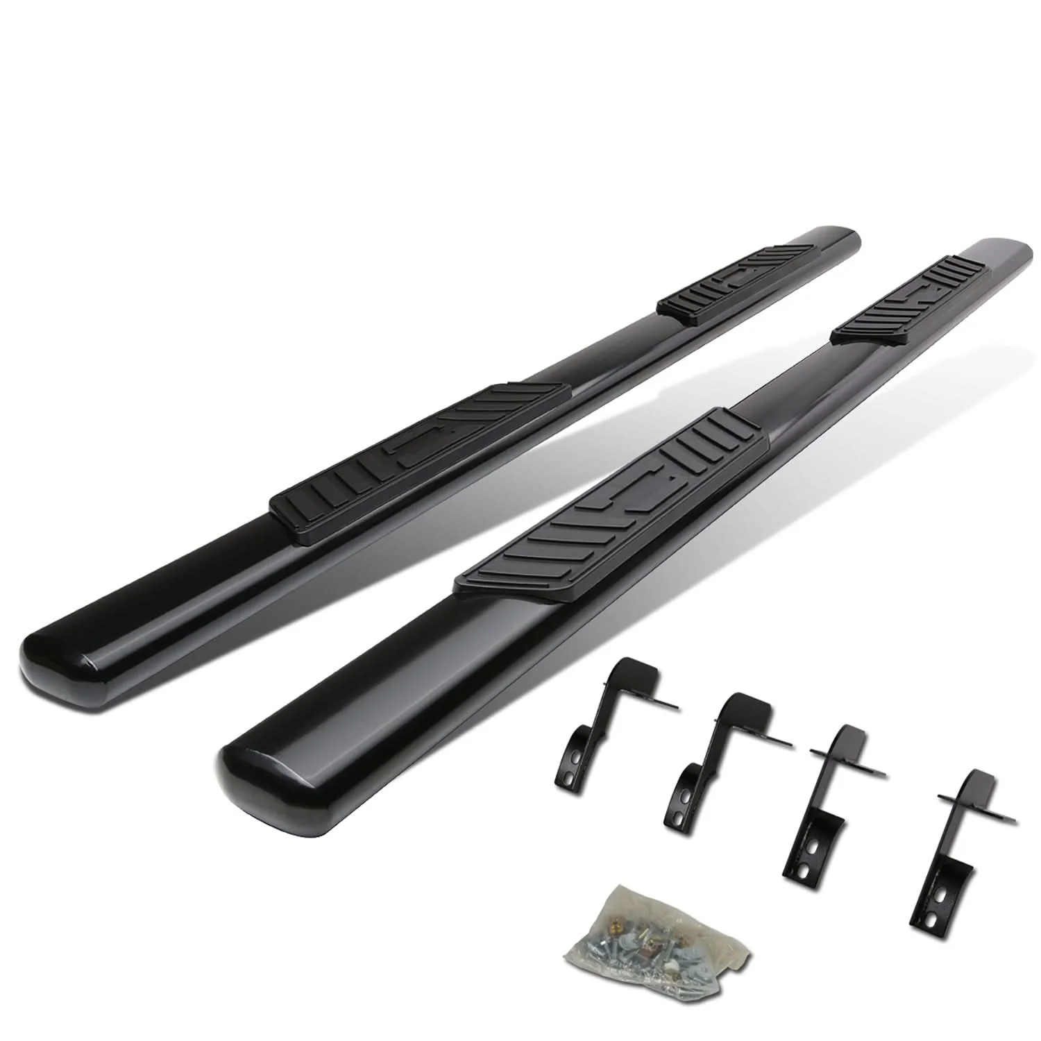 99-16 Ford F-250 F-350 F-450 F-550 5" Oval Nerf Bars Super Cab Black - Image 3