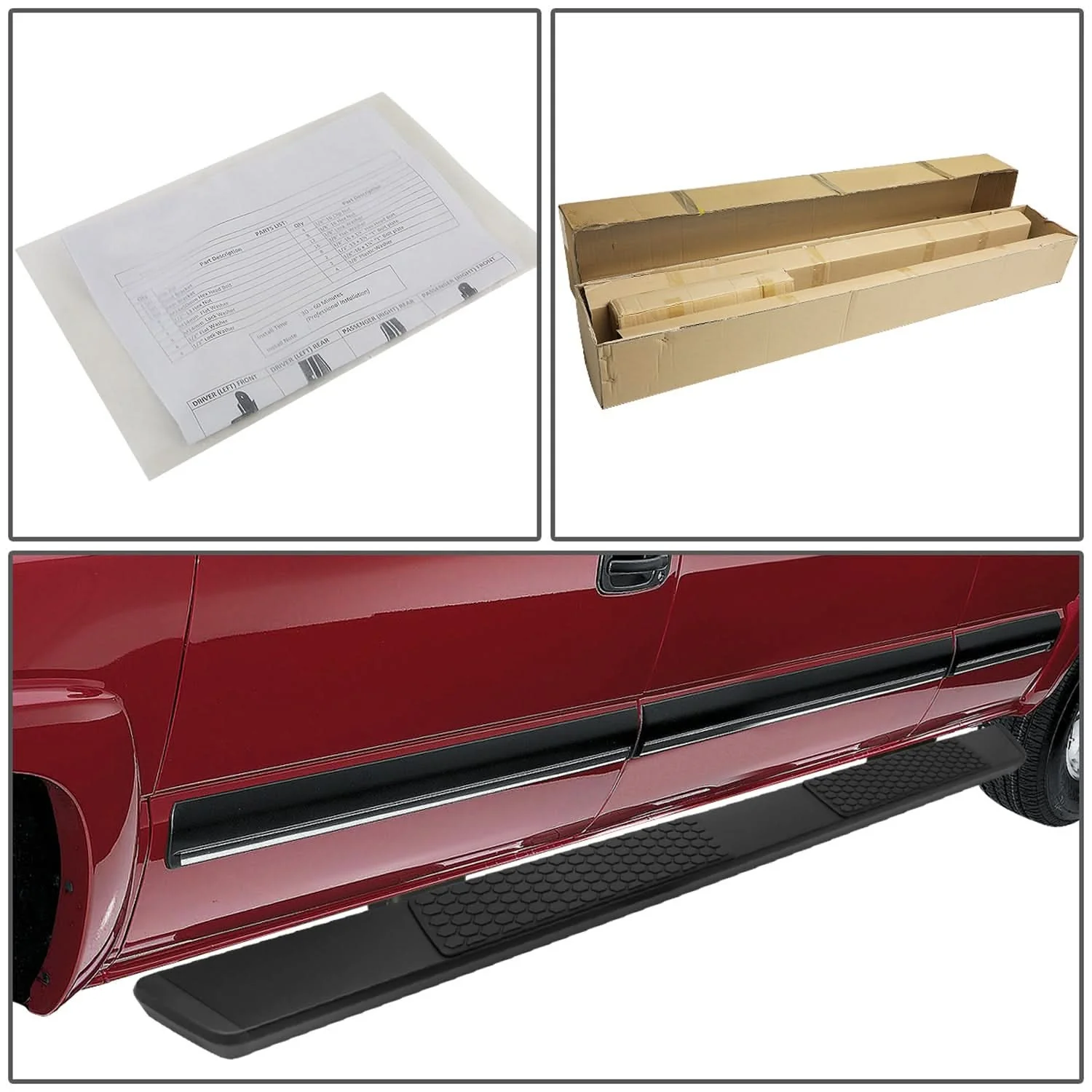 99-16 Ford F-250 F-350 F-450 F-550 Super Duty 5.5" Nerf Bars Black - Image 6