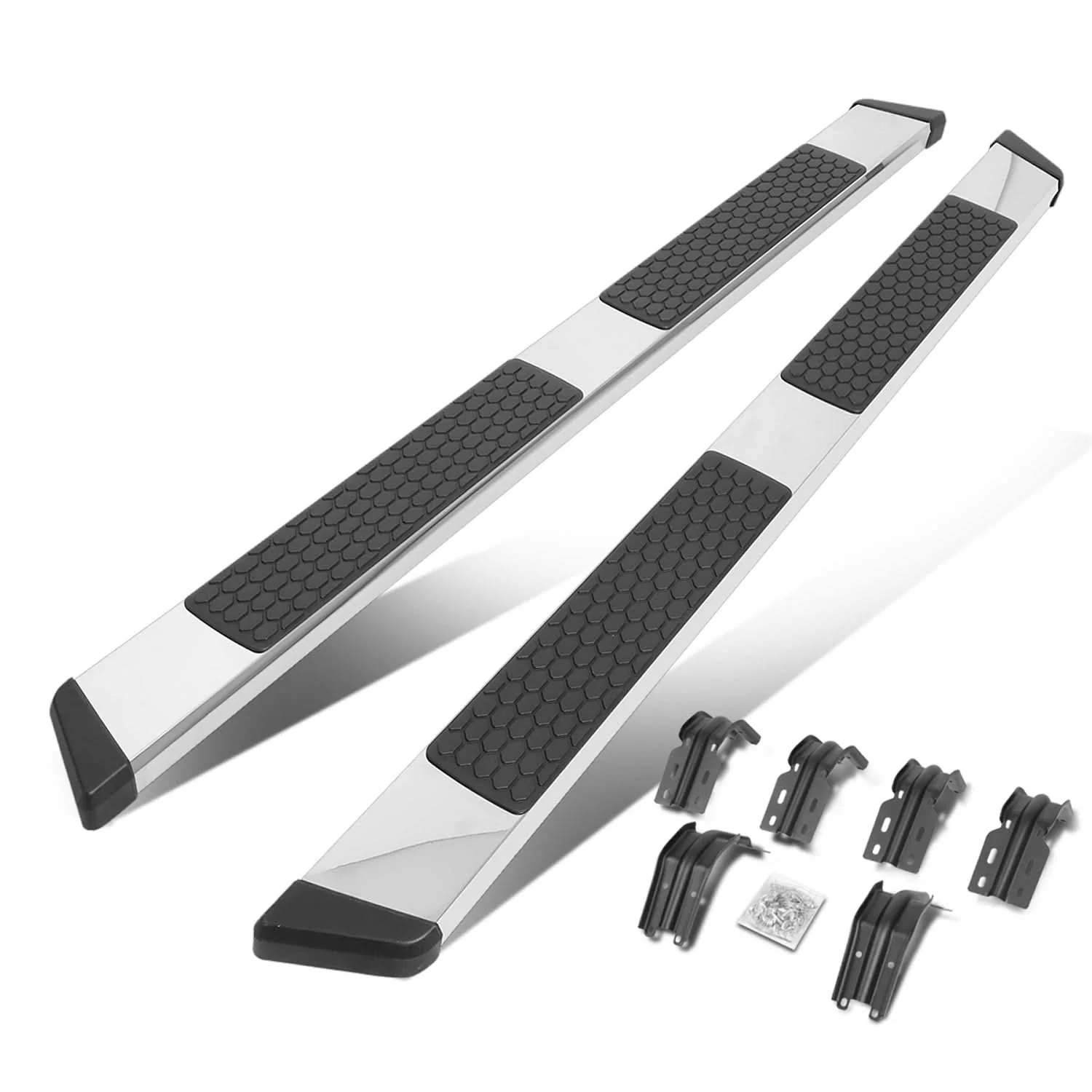 99-16 Ford F-250 F-350 F-450 F-550 Super Duty 5.5" Nerf Bars Chrome - Image 3
