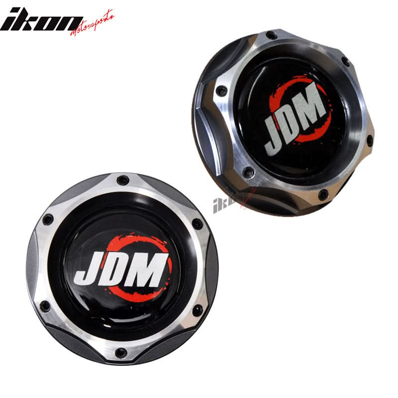 Acura RSX Honda JDM Style Gunmetal Chrome Oil Filler Tank Cap Aluminum - Image 2