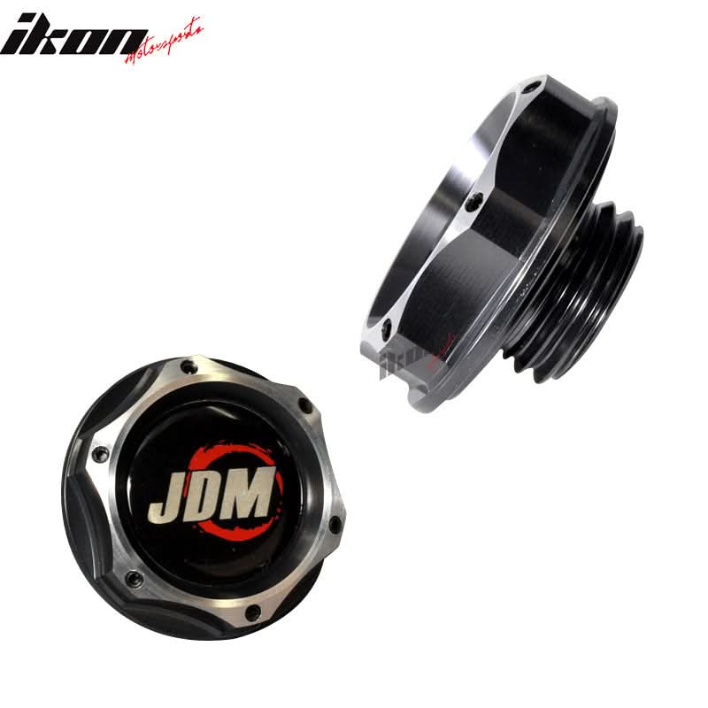 Acura RSX Honda JDM Style Gunmetal Chrome Oil Filler Tank Cap Aluminum - Image 3