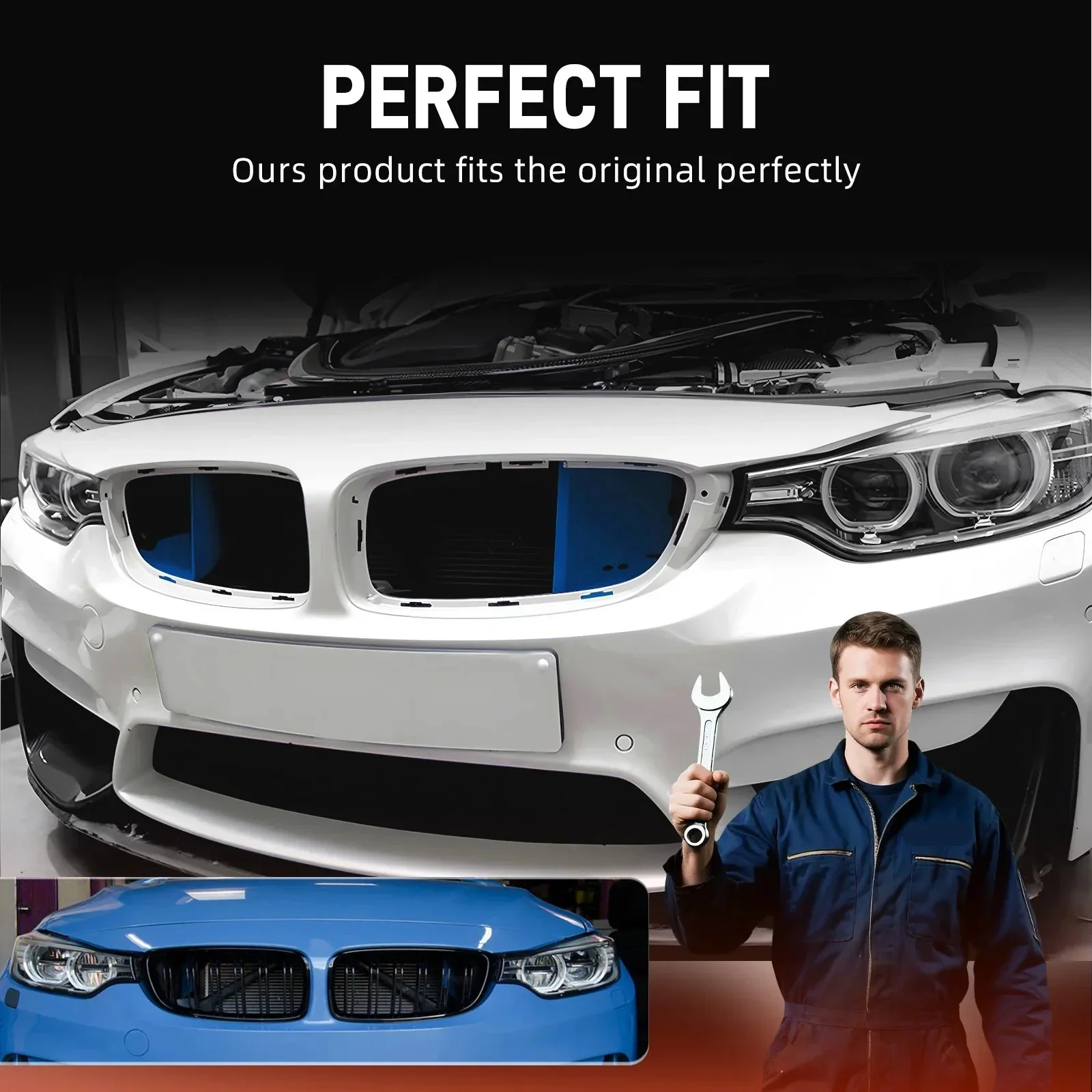 Air Intake Scoops for BMW F20 F30 F32 F36 F87 – Aluminum Cold Air Duct Upgrade - Image 3