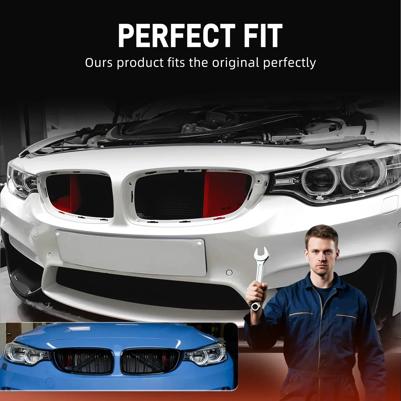 Air Intake Scoops for BMW F20 F30 F32 F36 F87 – Aluminum Cold Air Duct Upgrade - Image 4