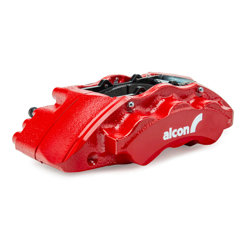 Alcon 19+ Silverado/Sierra 20+ Suburban/Tahoe/Yukon 355x33mm 6-Piston Caliper FRT Brake Kit - Red - Image 5
