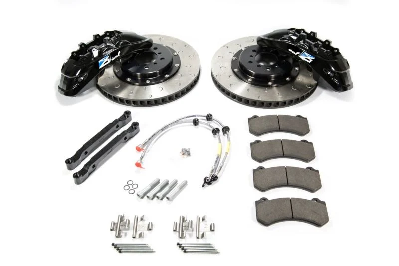 Alcon 2009+ Nissan GT-R R35 412x36mm Rotor 6 Piston Caliper RC6 Front Axle Kit - Sky Blue