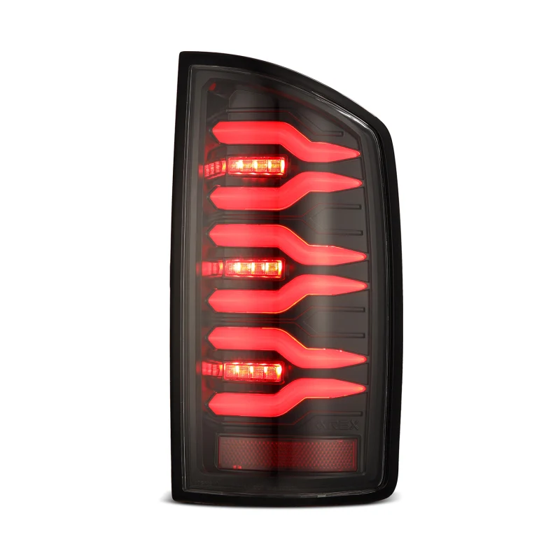AlphaRex 02-06 Dodge Ram1500/03-06 Dodge Ram 2500/3500 Truck LUXX-Series LED Tail Lights Alpha-Black - Image 3
