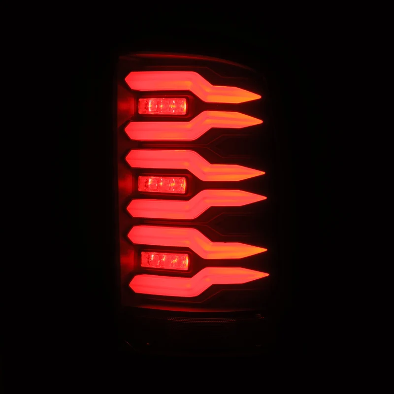 AlphaRex 07-13 GMC Sierra 1500/07-14 2500/3500HD (No Classic/Dually) Luxx-Series LED Tail Lights Blk - Image 6