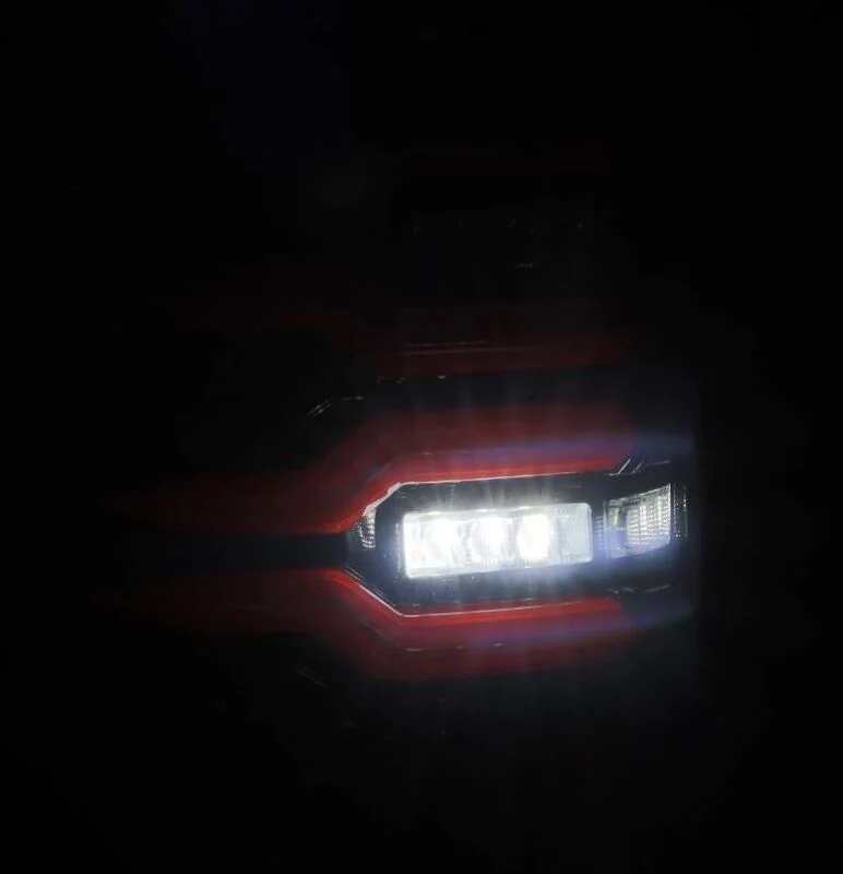 AlphaRex 07-13 GMC Sierra 1500/07-14 2500/3500HD (No Clsc/Dually) Luxx-Series LED Tail Lghts Blk Red - Image 7