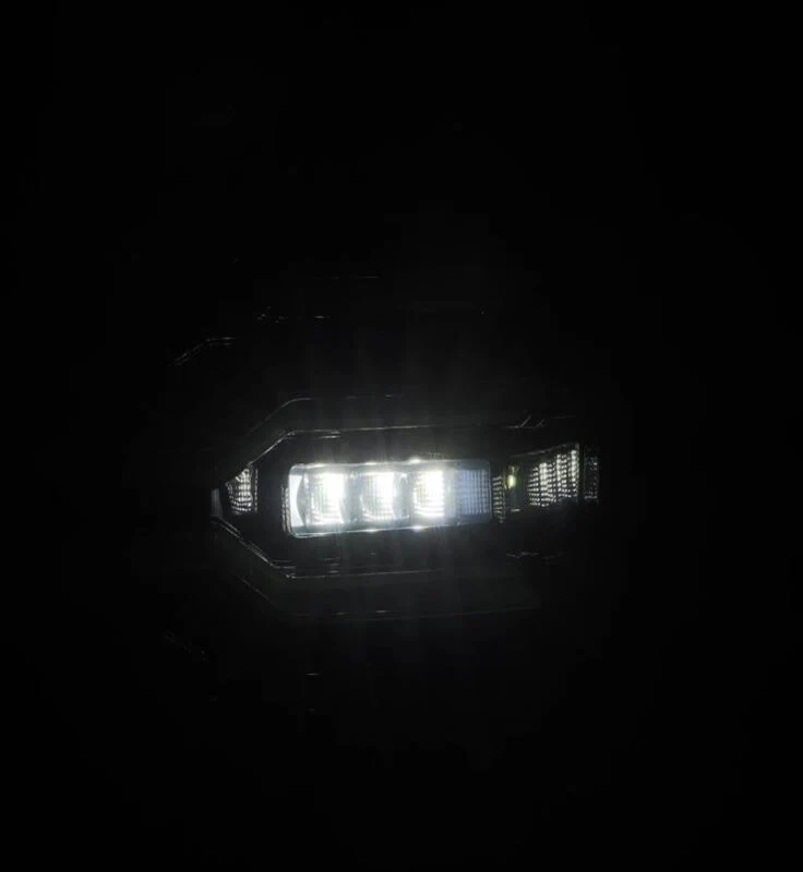 AlphaRex 07-13 GMC Sierra 1500/2500HD/3500HD Luxx Series LED Tail Lights - Alpha Black - Image 5