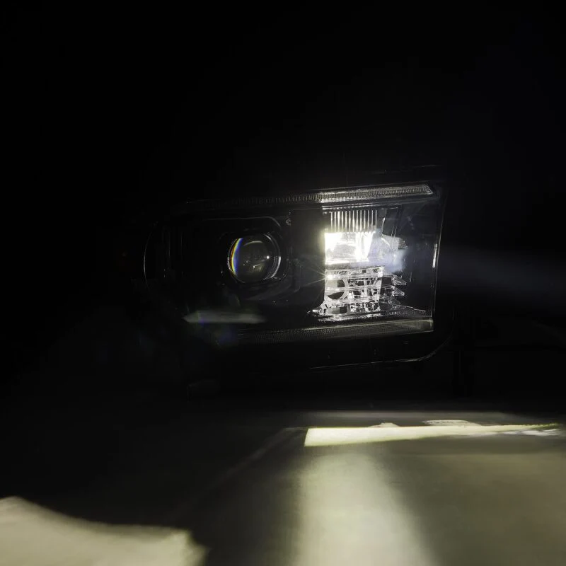 AlphaRex 07-13 Toyota Tundra / 08-17 Sequoia LUXX-Series LED Proj HL Blk w/Actv Lgt Seq. Sig + DRL - Image 6