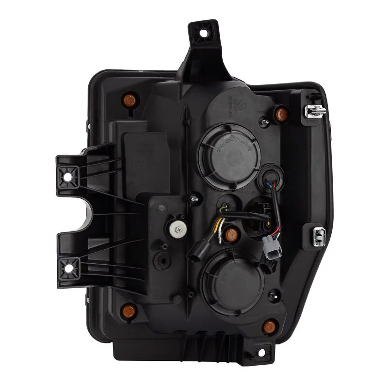 AlphaRex 08-10 Ford F250-550 PRO-Series Projector headlights Black w/Activ Light/Seq Signal - Image 6