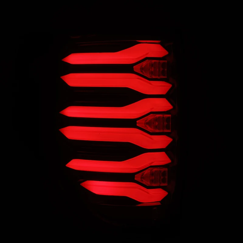 AlphaRex 09-14 Ford F150 LUXX LED Taillights - Black/Red Housing - Image 4