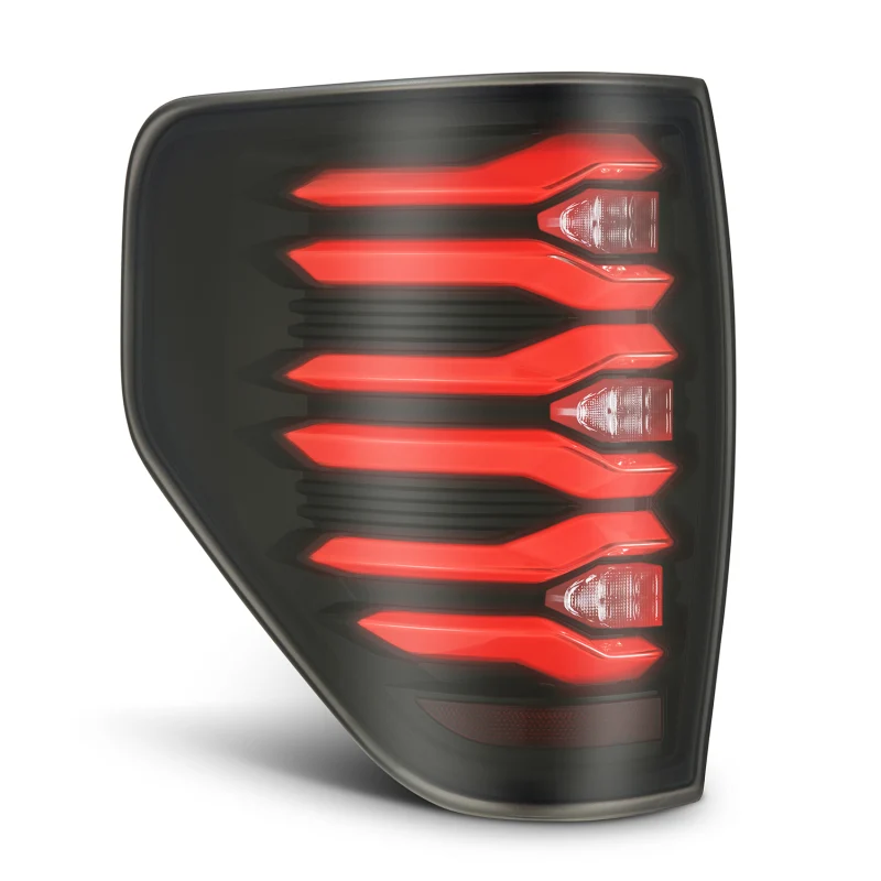 AlphaRex 09-14 Ford F150 LUXX LED Taillights - Black/Red Housing - Image 6