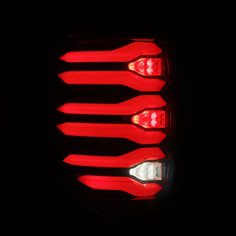 AlphaRex 09-14 Ford F150 LUXX LED Taillights - Black/Red Housing - Image 7