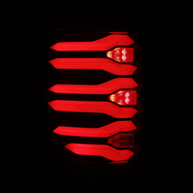 AlphaRex 09-14 Ford F150 LUXX LED Taillights - Black/Red Housing - Image 8