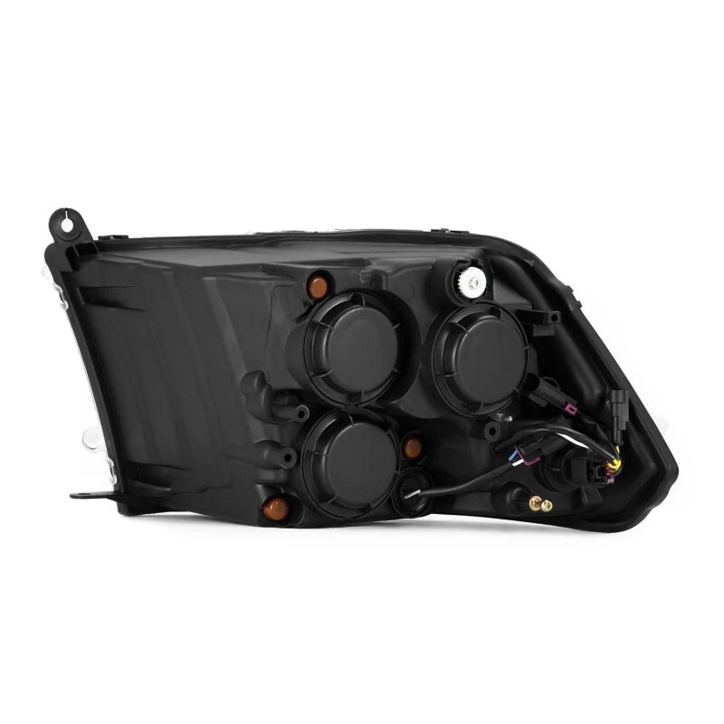 AlphaRex 09-18 Dodge Ram 1500HD NOVA LED Projector Headlights Plank Style Design Gloss Black w/DRL - Image 5