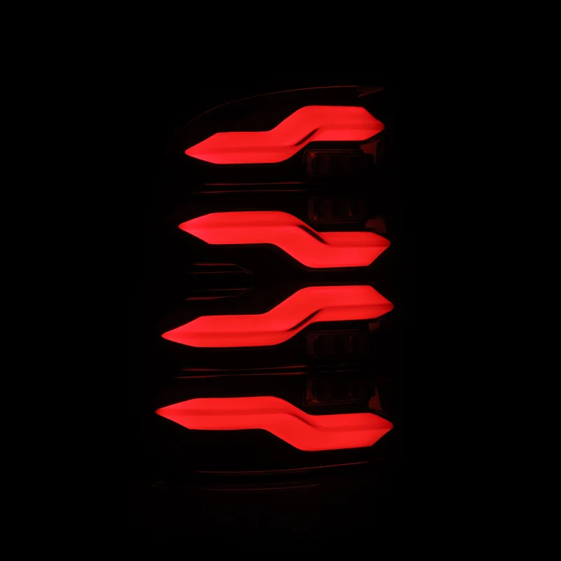AlphaRex 09-18 Dodge Ram Luxx-Series LED Tail Lights Black w/ Activation Light & Sequential Signal - Image 2