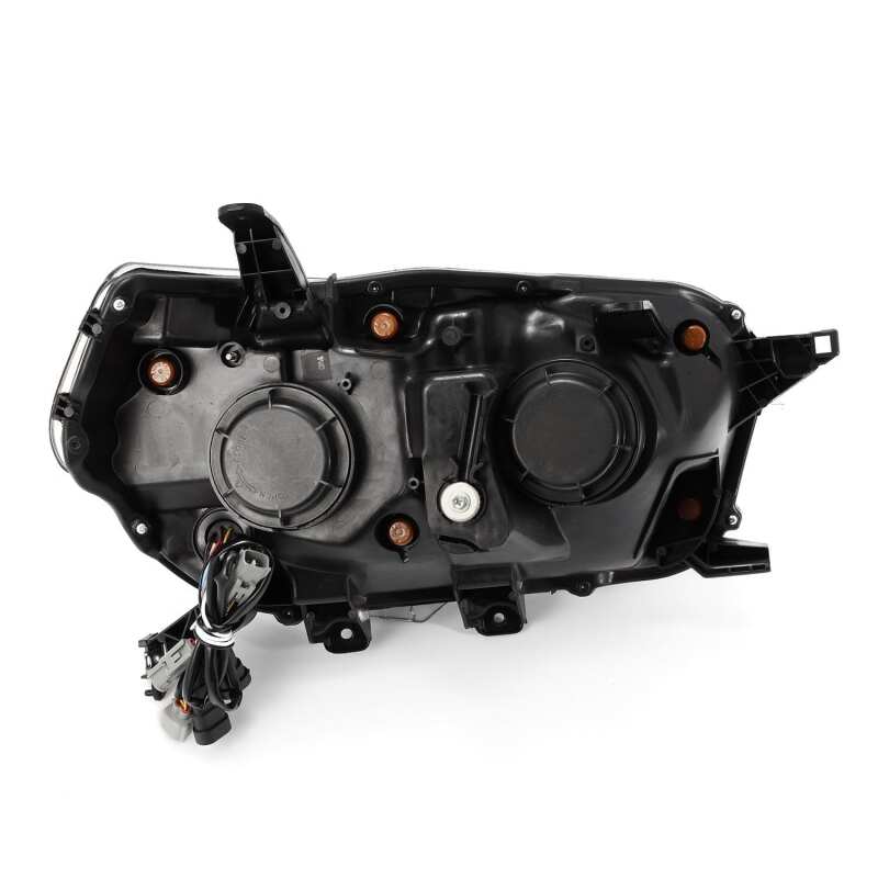 AlphaRex 10-13 Toyota 4Runner LUXX LED Proj Headlights Plank Style Black w/Seq Signal/DRL - Image 4