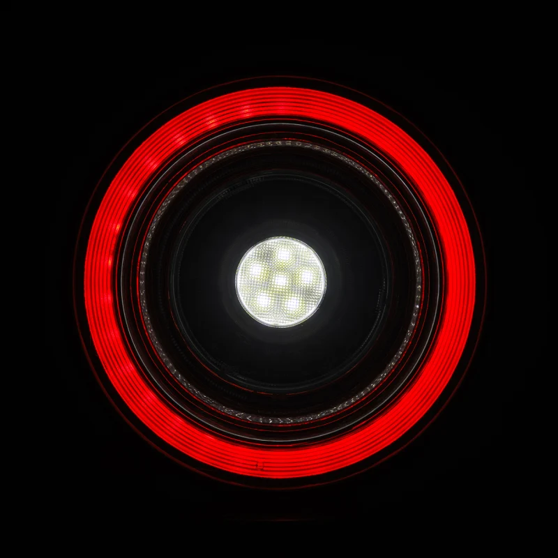 AlphaRex 10-15 Ferrari 458 NOVA-Series Prismatic LED Tail Lights Red Clear - Image 13
