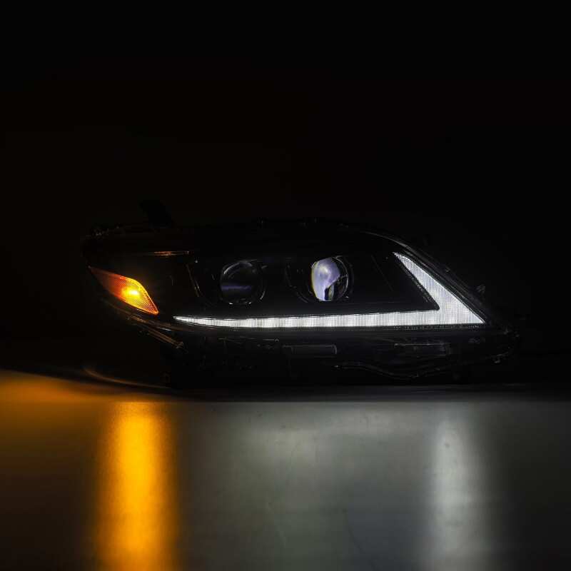 AlphaRex 11-21 Toyota Sienna LUXX LED Proj Headlights Plank Style Alpha Black w/Seq Signal/DRL - Image 3