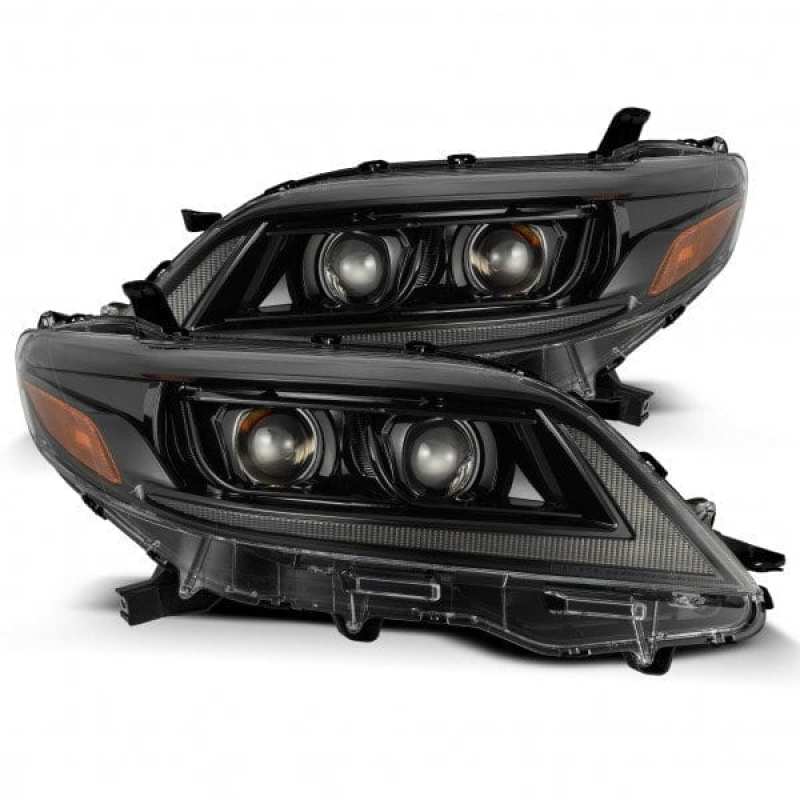 AlphaRex 11-21 Toyota Sienna LUXX LED Proj Headlights Plank Style Alpha Black w/Seq Signal/DRL - Image 8