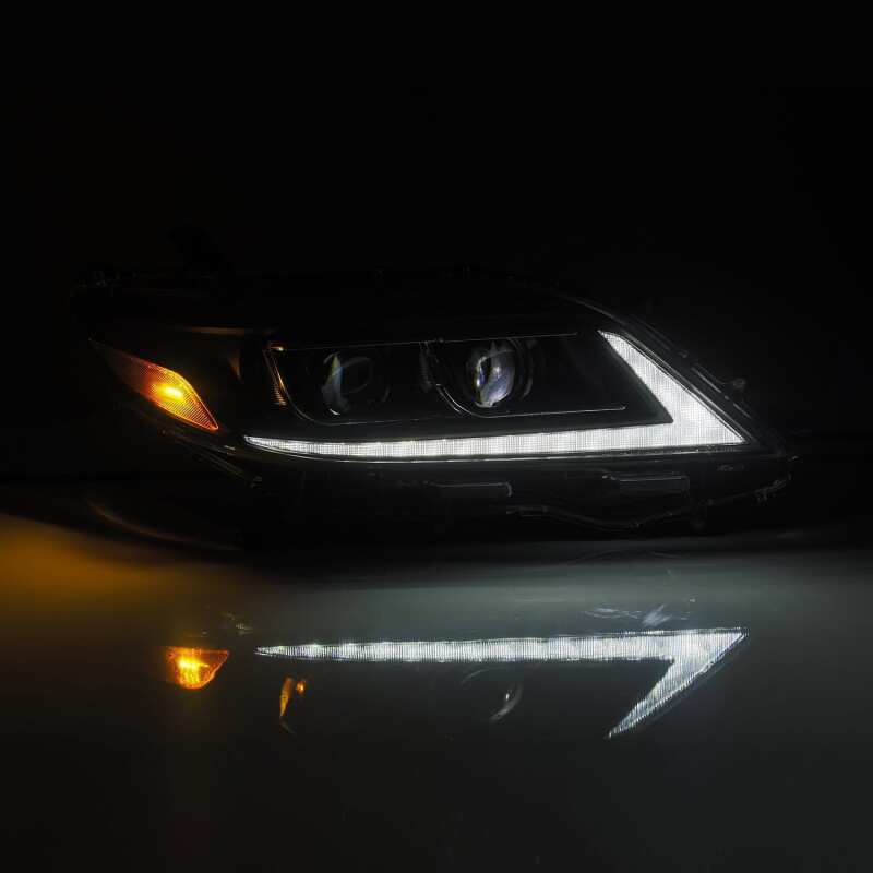 AlphaRex 11-21 Toyota Sienna LUXX LED Proj Headlights Plank Style Black w/Seq Signal/DRL - Image 6