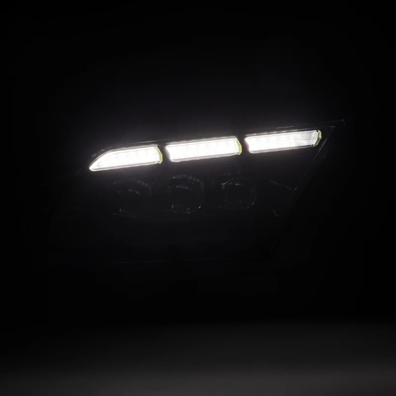 AlphaRex 13-14 Ford Mustang NOVA LED Proj Headlights Alpha-Blk w/Actv Light & Seq.Sig / SB DRL - Image 6
