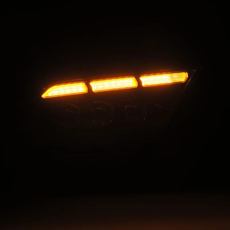AlphaRex 13-14 Ford Mustang NOVA-Series LED Projector Headlights Blk w/Activ Lght & Seq.Sig / SB DRL - Image 3