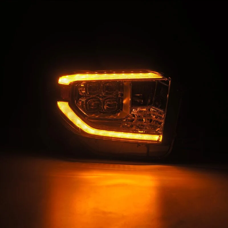 AlphaRex 14-21 Toyota Tundra NOVA LED Proj HL Chrome w/Actv Light & Seq. Sig + Switchback DRL - Image 6