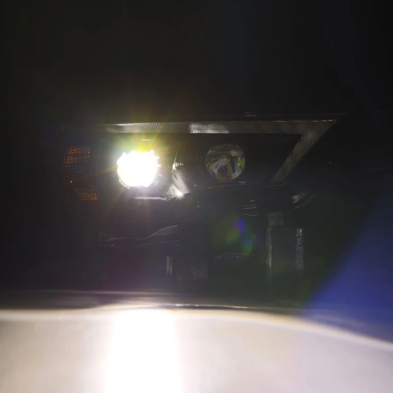 AlphaRex 14-22 Toyota 4Runner LUXX-Series LED Proj Headlights Blk w/Actv Light & Seq. Sig + DRL - Image 7