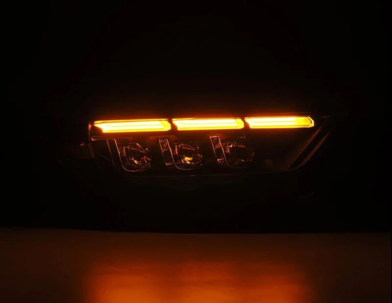 AlphaRex 15-17 Ford Mustang NOVA LED Proj Headlights Black w/Activ Light/Seq Signal/Switch DRL - Image 2