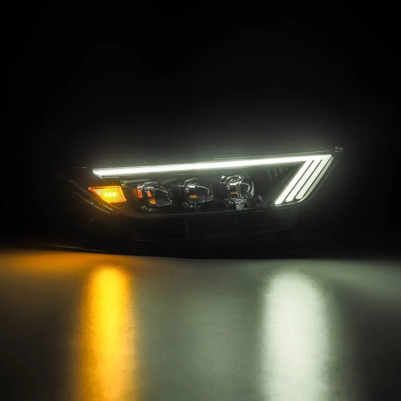 AlphaRex 15-17 Ford Mustang NOVA Series LED Projector Headlights Blk - Image 5