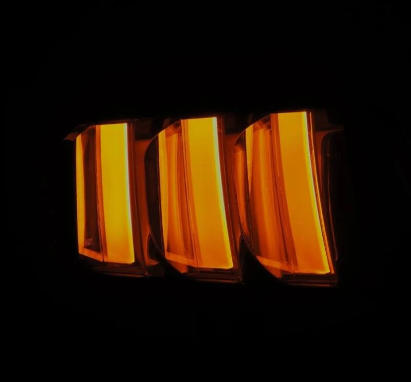AlphaRex 15-23 Ford Mustang NOVA-Series Prismatic LED Tail Lights Black-Clear - Image 4