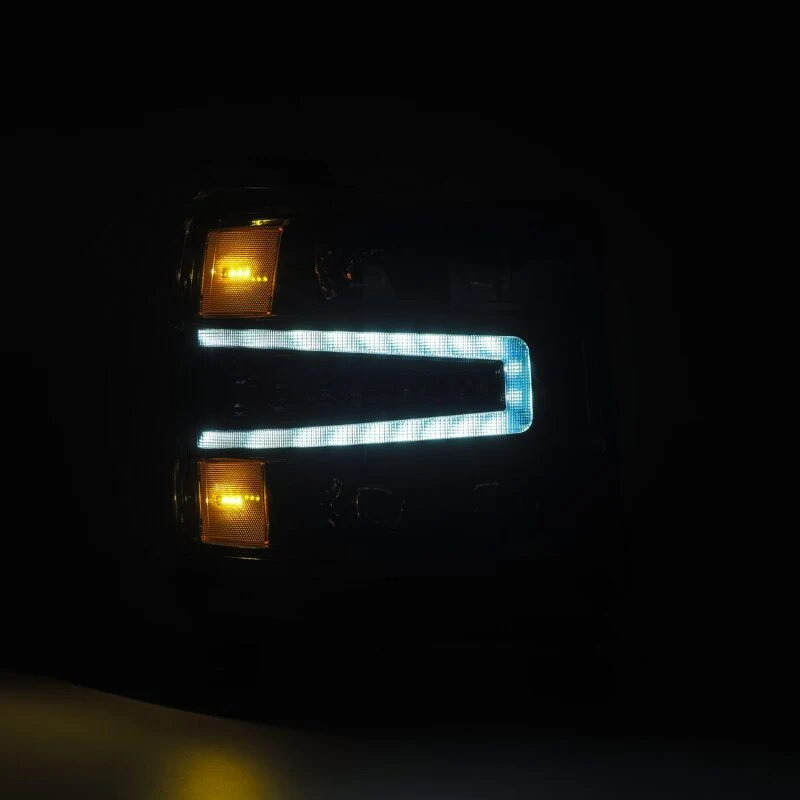 AlphaRex 16-18 Chevy 1500HD NOVA-Series LED Proj Headlghts Alpha BK Atv Lgt/SeqSig & DRL(Req 810023) - Image 7