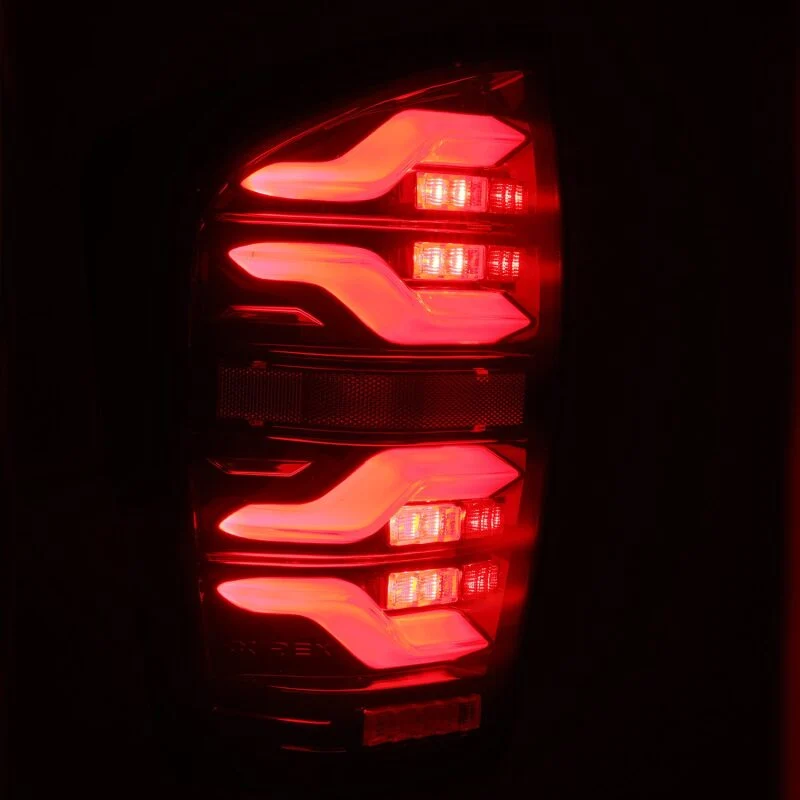AlphaRex 16-21 Toyota Tacoma LUXX LED Taillights Blk/Red w/Activ Light/Seq Signal - Image 11