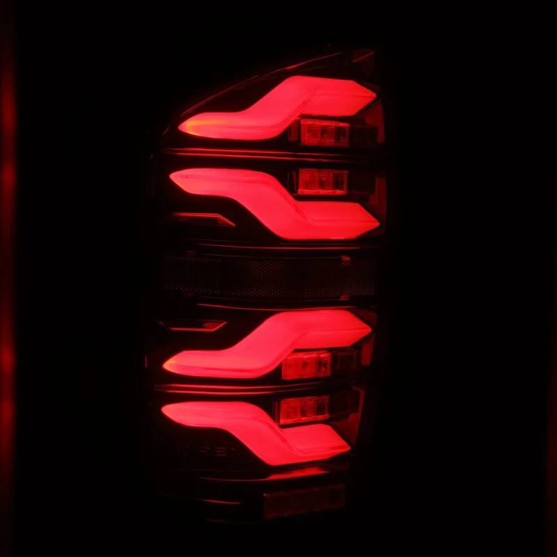 AlphaRex 16-21 Toyota Tacoma LUXX LED Taillights Blk/Red w/Activ Light/Seq Signal - Image 6