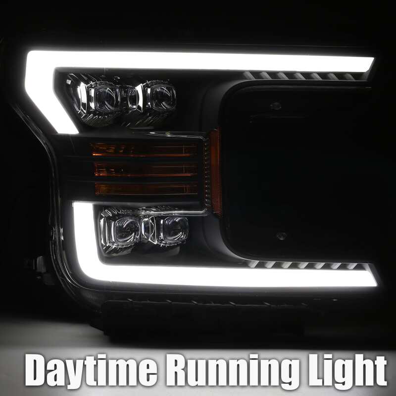 AlphaRex 18-19 Ford F-150 NOVA LED Projector Headlights Plank Style Chrome w/ActivLight/Seq Signal - Image 6