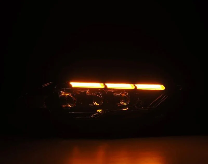 AlphaRex 18-20 Ford Mustang NOVA LED Proj Headlights Alpha-Black w/Activ Light/Seq Signal/Switch DRL - Image 2