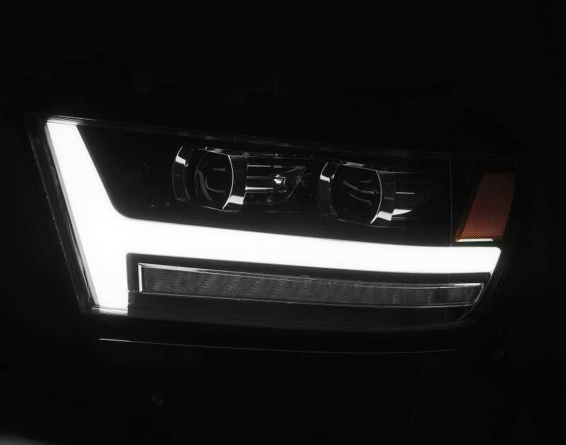 AlphaRex 19-20 Dodge Ram 1500 LUXX LED Proj Headlights Plnk Style Black w/Activ Light/Seq Signal/DRL - Image 6